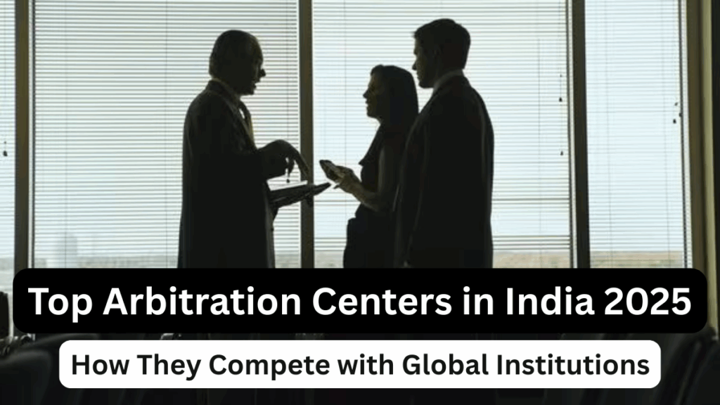 Top Arbitration Centers in India 2025 – How They Compete with Global Institutions