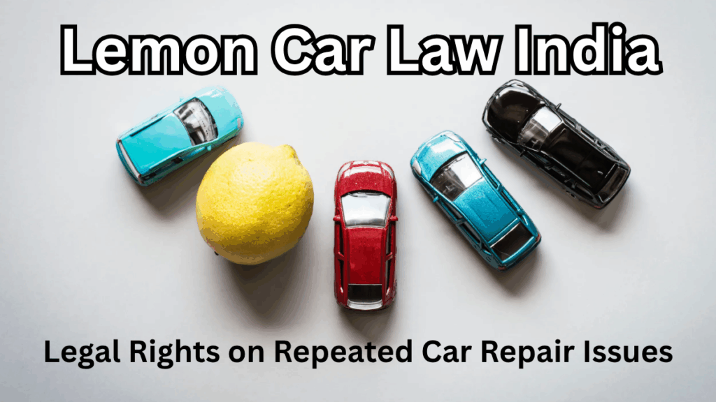Lemon Car Law India – Legal Rights on Repeated Car Repair Issues