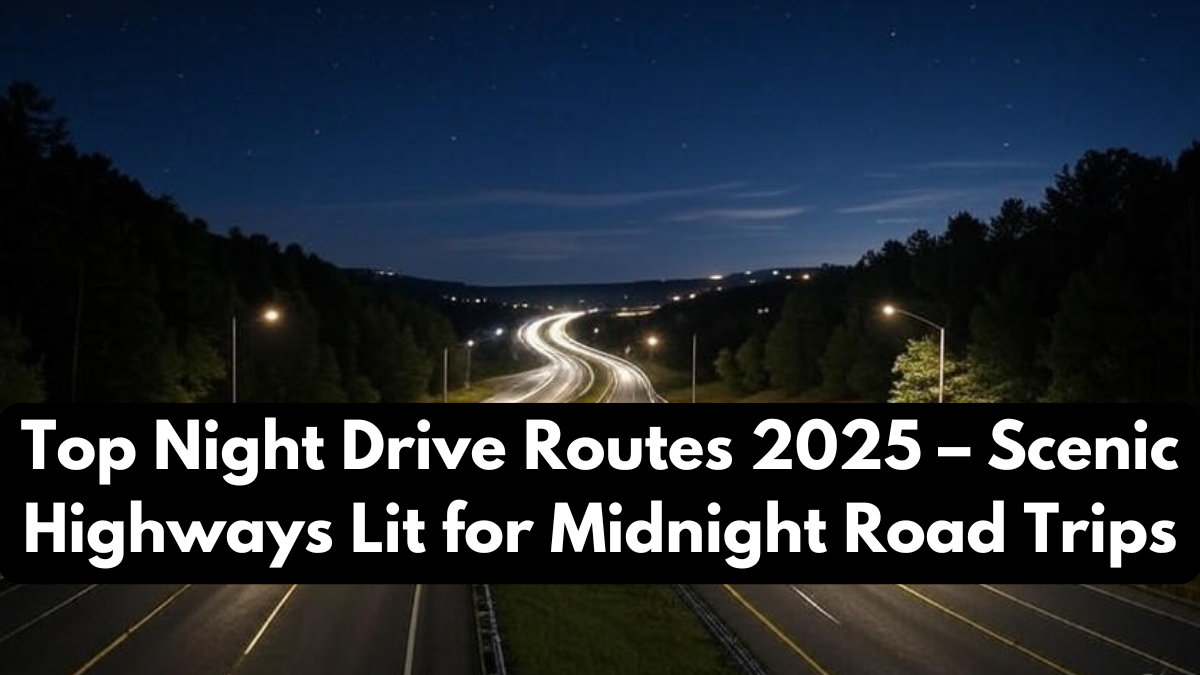Top Night Drive Routes 2025 – Scenic Highways Lit for Midnight Road Trips