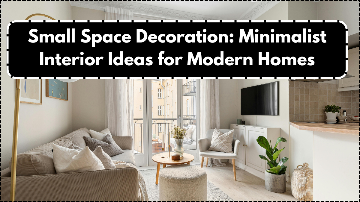 Small Space Decoration: Minimalist Interior Ideas for Modern Homes