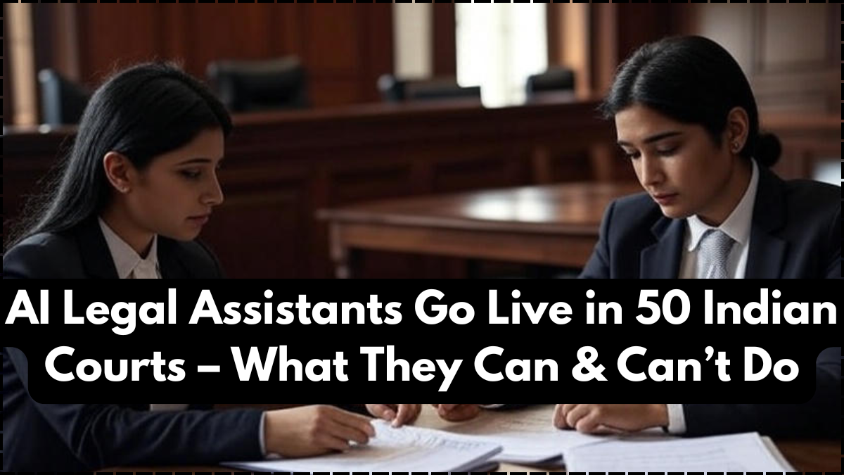 AI Legal Assistants Go Live in 50 Indian Courts – What They Can & Can’t Do