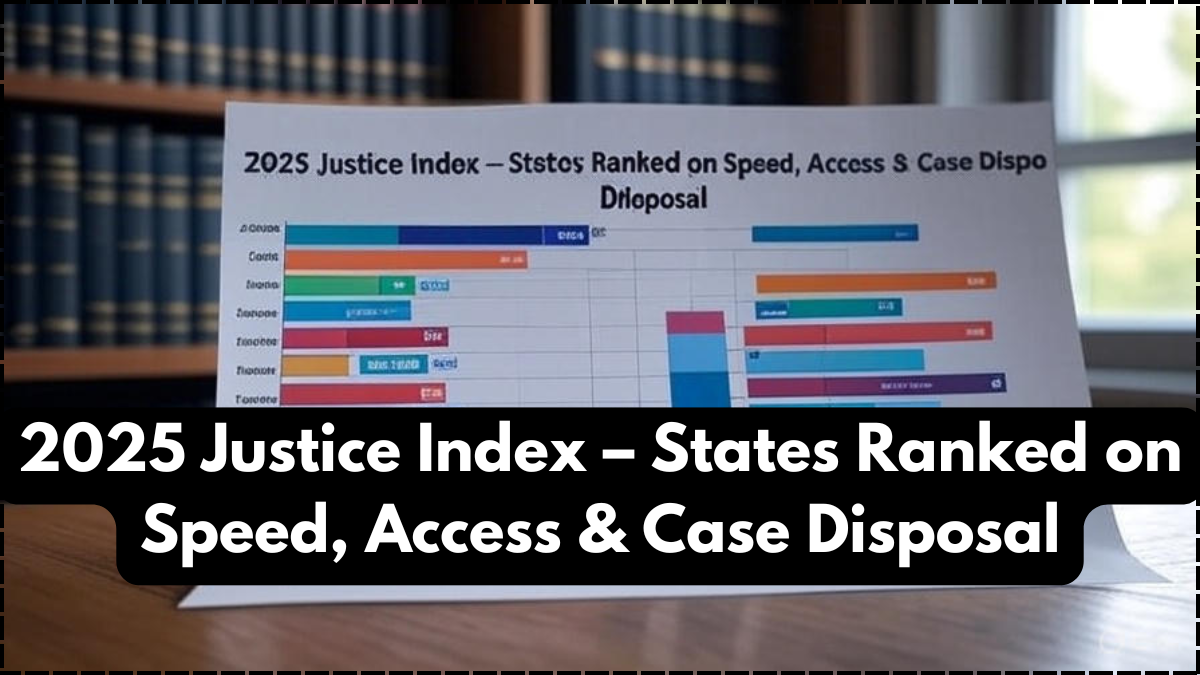 2025 Justice Index – States Ranked on Speed, Access & Case Disposal
