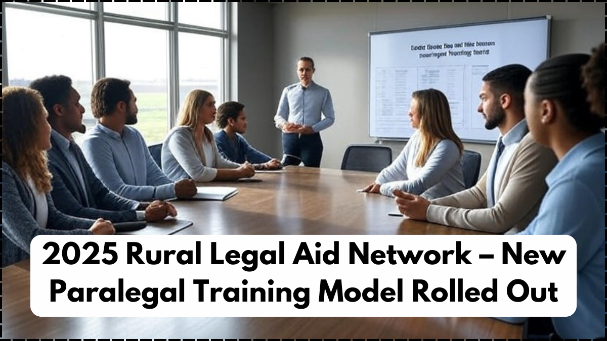 2025 Rural Legal Aid Network – New Paralegal Training Model Rolled Out