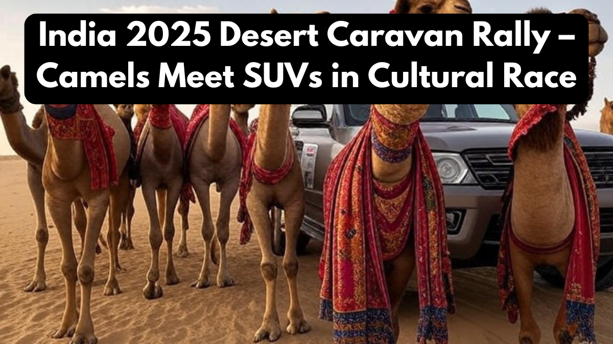 India 2025 Desert Caravan Rally – Camels Meet SUVs in Cultural Race