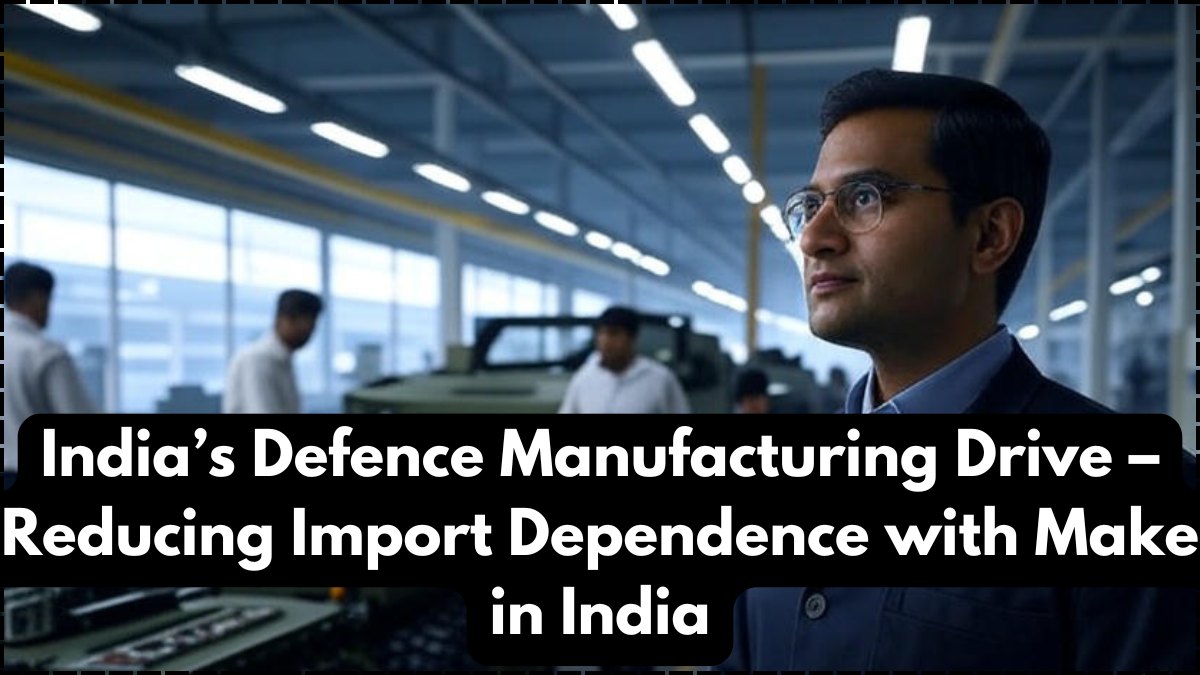 India’s Defence Manufacturing Drive – Reducing Import Dependence with Make in India